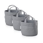 3-Pack 2-Gallon Grow Bag - Steel Grey