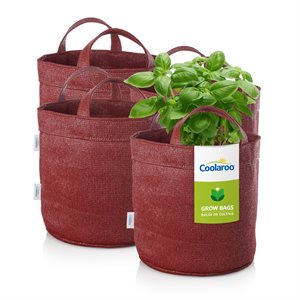 4-Pack 5-Gallon Grow Bag - Brick