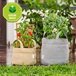 5-Pack 10-Gallon Grow Bag - Steel Grey