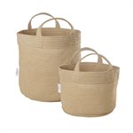 2-Pack Small & Medium Pet Toy Bags - Desert Sand