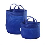 2-Pack Small & Medium Pet Toy Bags - Aquatic Blue