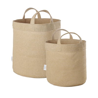 2-Pack Medium & Large Pet Toy Bags - Desert Sand