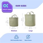 2-Pack Medium & Large Utility Bags - Rivergum