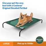 Original Elevated Pet Bed - Large - Brunswick Green