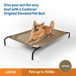 Original Elevated Pet Bed - Large - Nutmeg