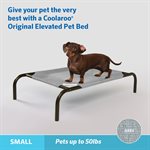 Original Elevated Pet Bed - Small - Grey
