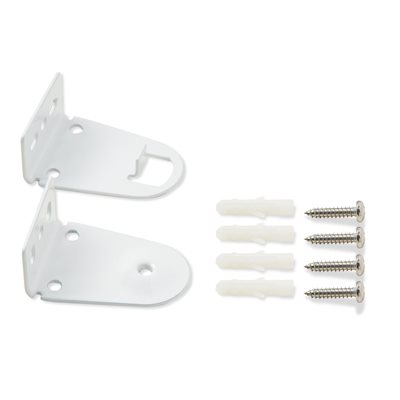 Simple Lift / Spring Operated Install Brackets (White)