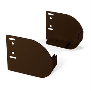 Traditional Valance Brackets - Brown